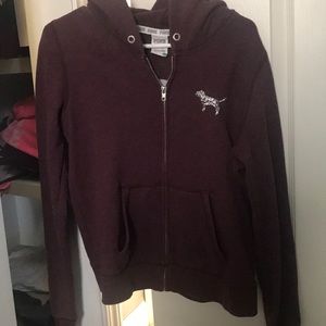 victoria secret zip up jacket!!